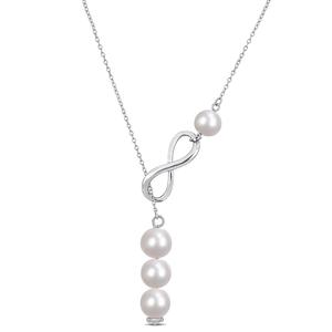 Gemstone Classics(tm) Sterling Silver Pearl Necklace