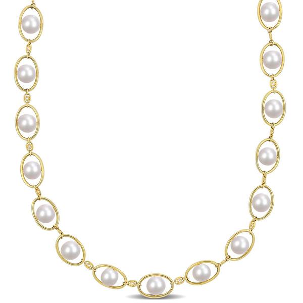 Gemstone Classics(tm) 18kt. Yellow Gold Pearl Bead Necklace