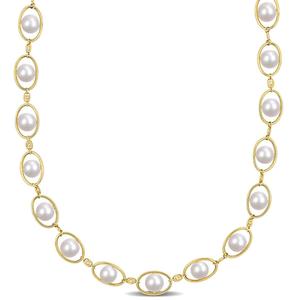 Gemstone Classics(tm) 18kt. Yellow Gold Pearl Bead Necklace