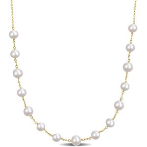 Gemstone Classics(tm) 18kt. Gold Pearl Bead Necklace