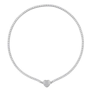 Sophia B 17 1/2ctw. Created White Sapphire Pendant Necklace alternate view
