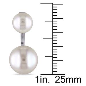 Gemstone Classics(tm) Pearl Earrings with Jackets alternate view
