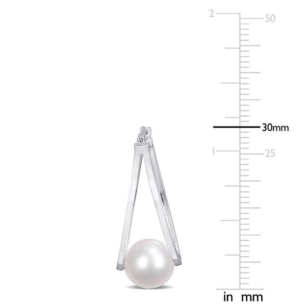 Gemstone Classics(tm) Sterling Silver Cultured Pearl Earrings alternate view
