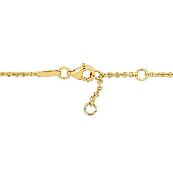 Silver and 18kt. Yellow Gold Plated Mom Charm Bracelet alternate view