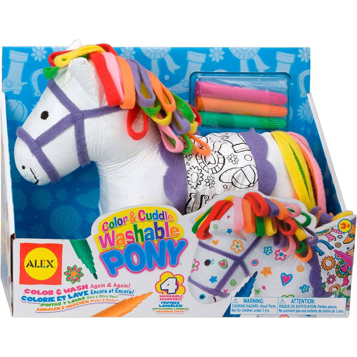 ALEX Cuddle & Color Washable Pony