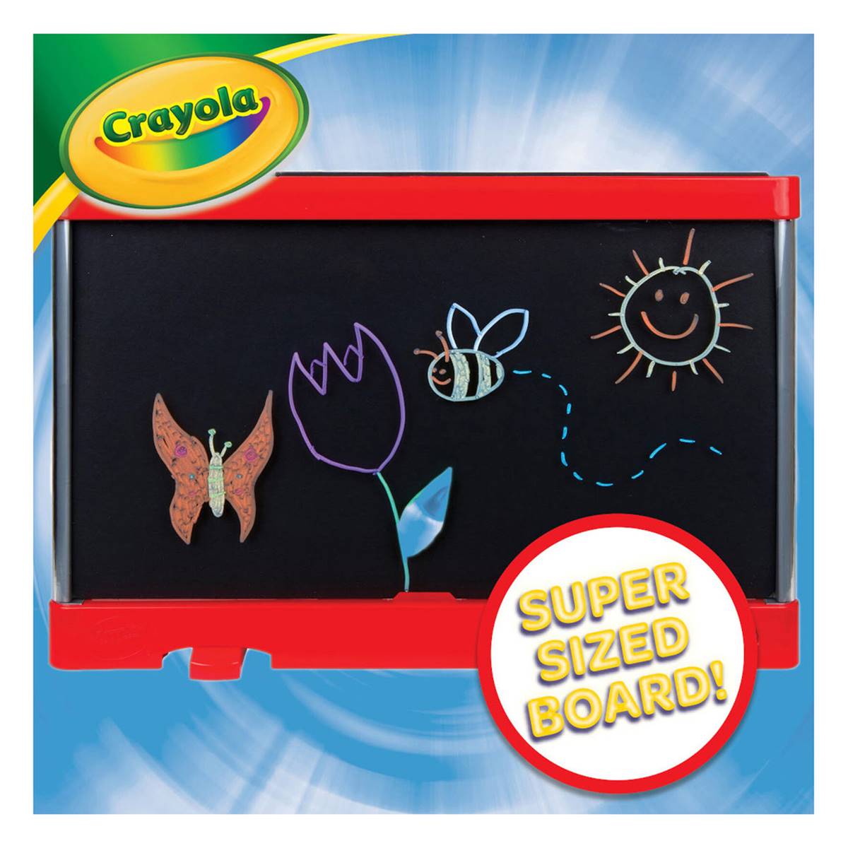 Crayola(R) Super-Sized Light Board W/ 6 Colored Markers