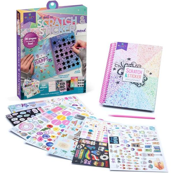Craft-Tastic Scratch & Sticker Journal