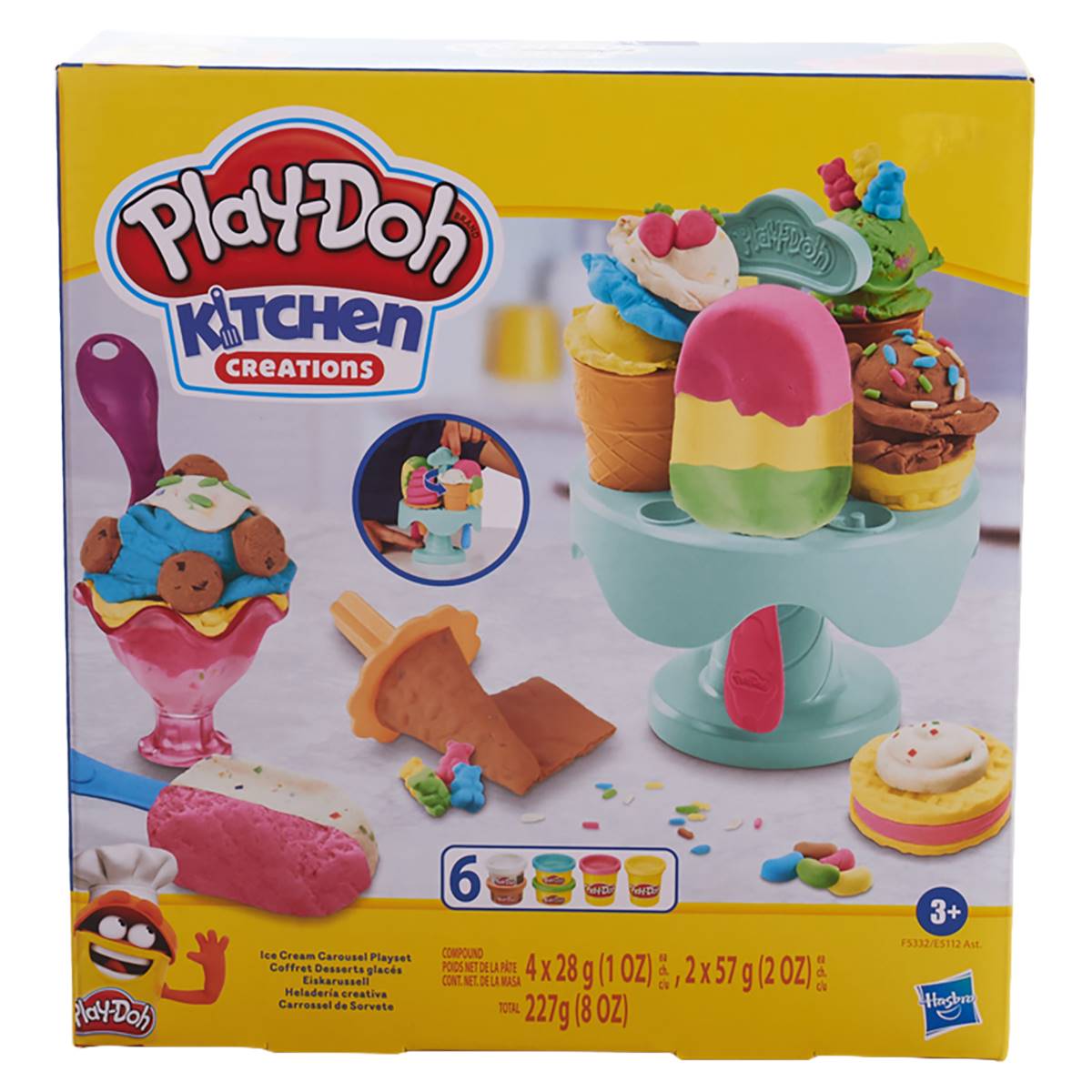 Play-Doh(R) Kitchen Creations Ice Cream Carousel Playset