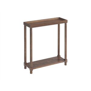New Ridge Home Goods Harrison Side End Tables w/ Shelf - Chestnut