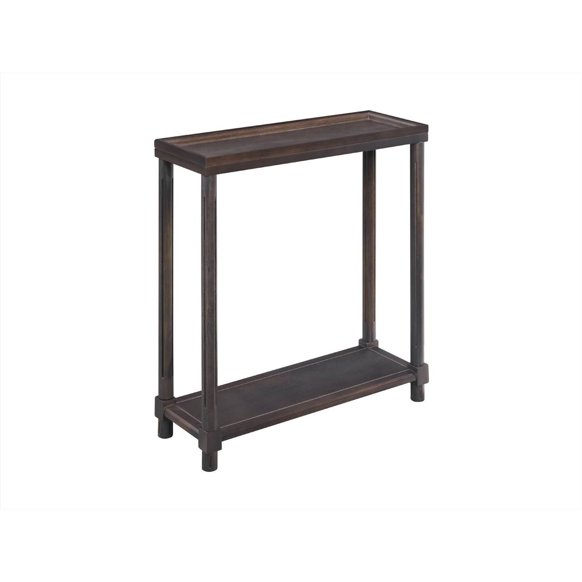 New Ridge Home Goods Harrison Side End Tables W/ Shelf - Espresso