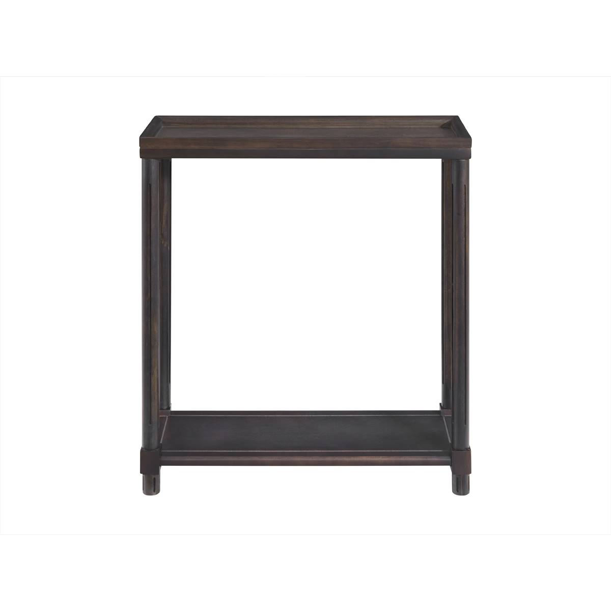 New Ridge Home Goods Harrison Side End Tables W/ Shelf - Espresso