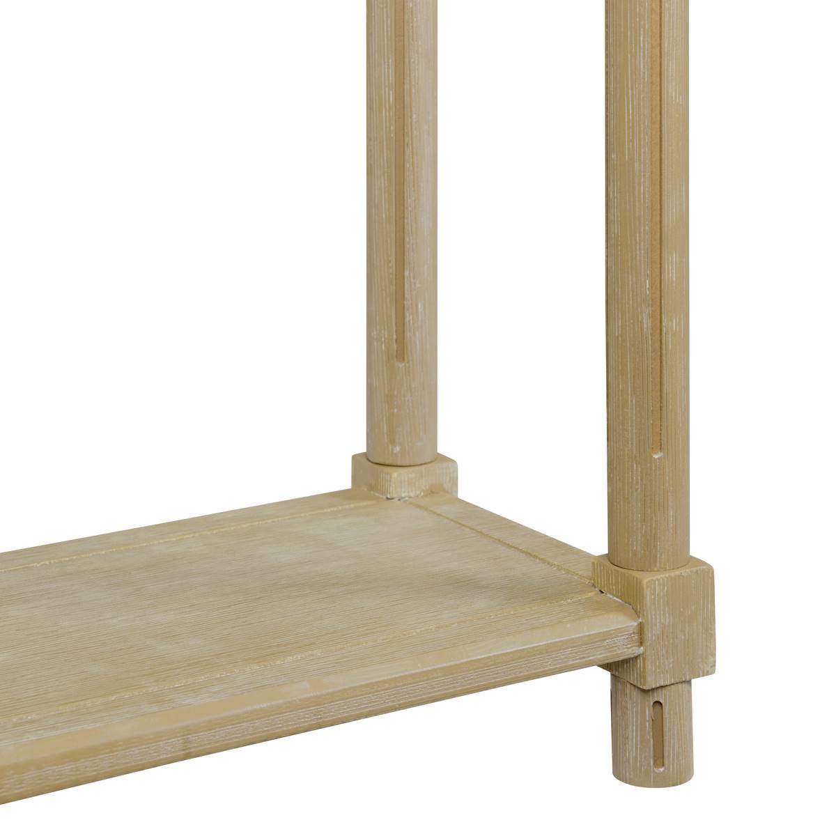 New Ridge Home Goods Harrison Side End Tables W/ Shelf - Oak