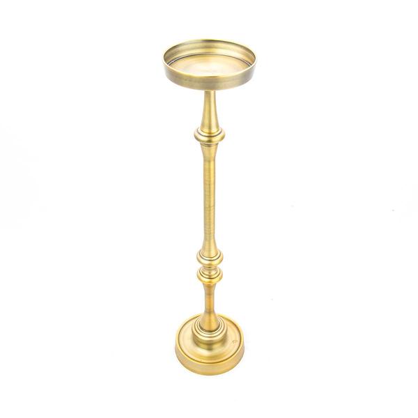New Ridge Home Goods Dapper Round Iron Martini Side Tables