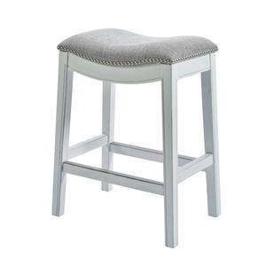 New Ridge Home Goods Zoey 30in. Bar-Height Saddle-Seat Barstool