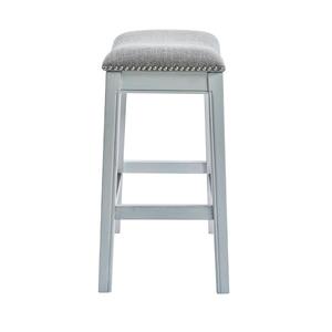New Ridge Home Goods Zoey Counter-Height Saddle-Seat Barstool alternate view