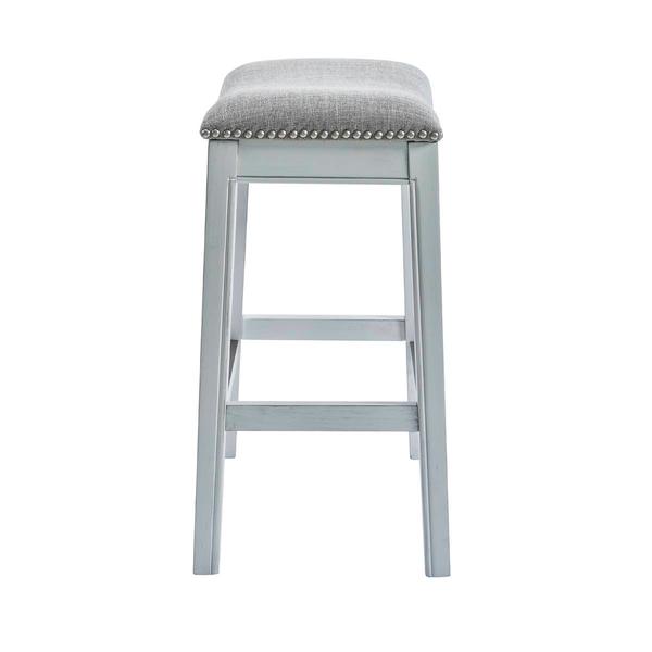 New Ridge Home Goods Zoey Counter-Height Saddle-Seat Barstool alternate view
