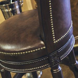 New Ridge Home Goods Chapman Counter-Height Barstool - Walnut alternate view