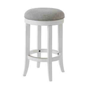 New Ridge Home Goods Avery Counter-Height Barstool - White