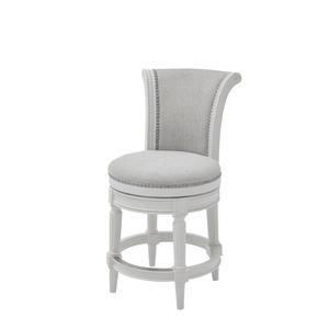 New Ridge Home Goods Chapman Counter-Height Barstool - White