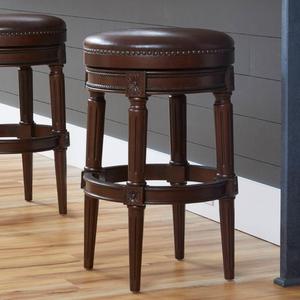New Ridge Home Goods Chapman Bar-Height Barstool - Walnut alternate view