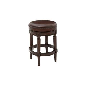 New Ridge Home Goods Chapman 25in. Swivel Barstool - Walnut