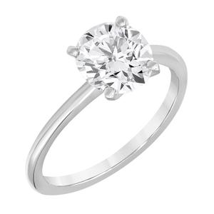 Diamond Classics(tm) White Gold Solitaire Diamond Engagement Ring alternate view