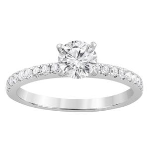 Diamond Classics(tm) 14kt White Gold Lab Grown Diamond Ring