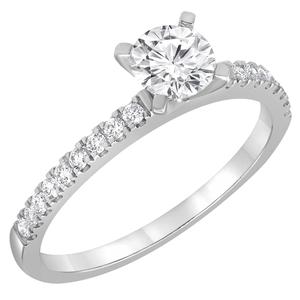 Diamond Classics(tm) 14kt White Gold Lab Grown Diamond Ring alternate view