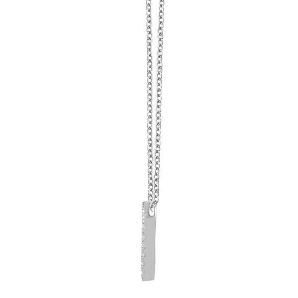 Nova Star(R) 1/4kt. Silver Heart Shape Pendant Necklace alternate view