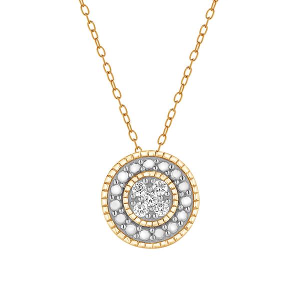Nova Star(R) 1/10ctw. Lab-Grown Diamond Round Pendant