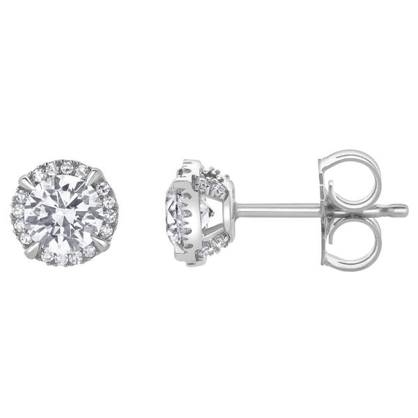 Nova Star(R) 1ctw. Sterling Silver Lab Grown Dimond Stud Earrings