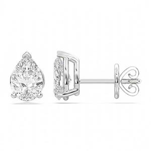 Nova Star(R) Pear-Cut 1/2ctw. Lab-Grown Diamond Stud Earrings