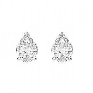 Nova Star(R) Pear-Cut 1/2ctw. Lab-Grown Diamond Stud Earrings alternate view