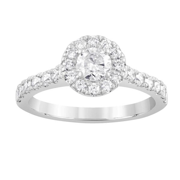 Nova Star(R) 5/8ctw. Lab-Grown Halo Diamond Engagement Ring alternate view
