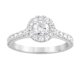 Nova Star(R) 5/8ctw. Lab-Grown Halo Diamond Engagement Ring alternate view