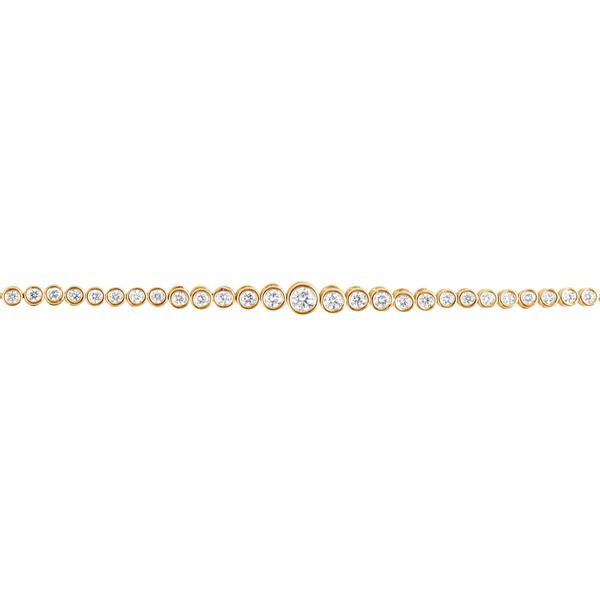 Nova Star(R) Lab Grown Diamond Gold Plated Bezel Tennis Bracelet alternate view