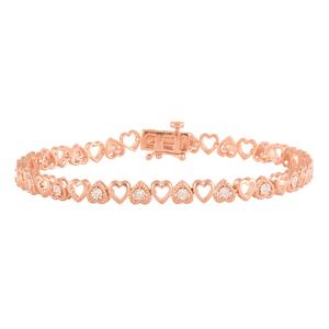 Nova Star(R) 1/4ctw. Lab-Grown Diamond Heart Bracelet