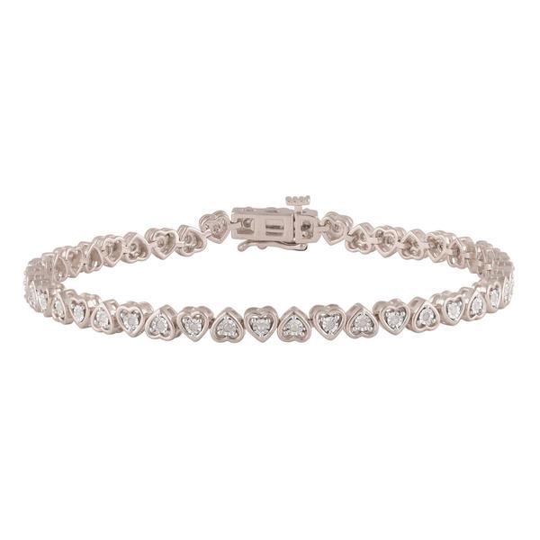 Diamond Classics(tm) 1/4ctw. Sterling Silver Bracelet