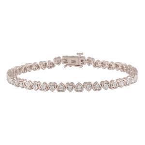 Diamond Classics(tm) 1/4ctw. Sterling Silver Bracelet