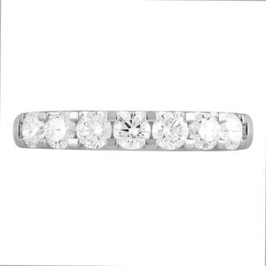 Nova Star(R) White Gold Lab Grown Diamond 7 Stone Anniversary Ring alternate view