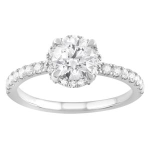Nova Star(R) White Gold 1 1/3ctw. Lab Grown Diamond Engagement Ring