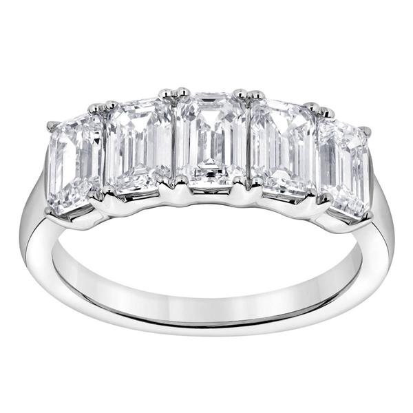 Nova Star(R) 14kt. White Gold 2 5/8ctw. Lab Grown Diamond Band Ring