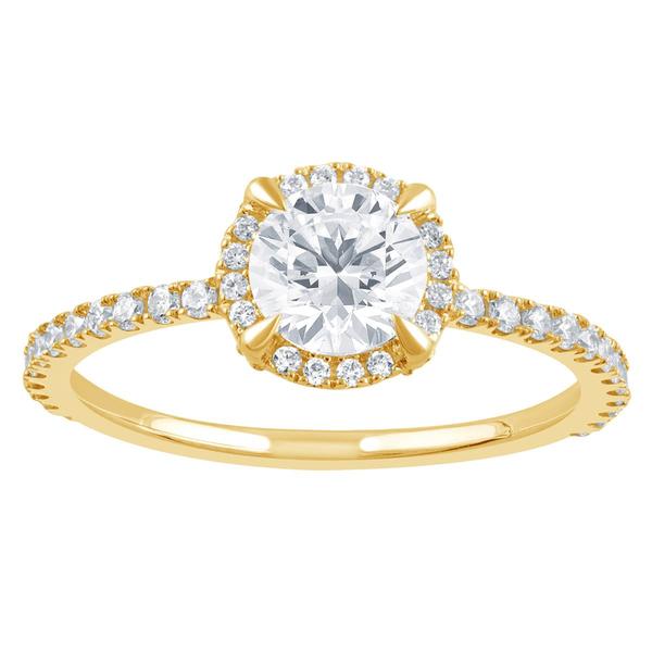Nova Star(R)14kt. Yellow Gold & 1 1/4ctw. Oval Engagement Ring
