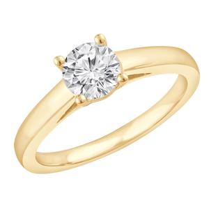 Nova Star(R) 10kt. Gold Lab Grown Diamond Solitaire Ring alternate view
