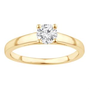 Nova Star(R) Yellow Gold 1/2ctw. Lab Grown Diamond Solitaire Ring