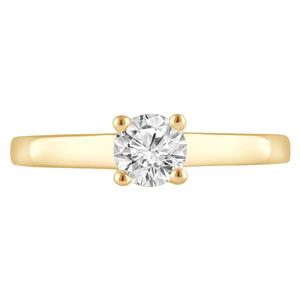 Nova Star(R) Yellow Gold 1/2ctw. Lab Grown Diamond Solitaire Ring alternate view