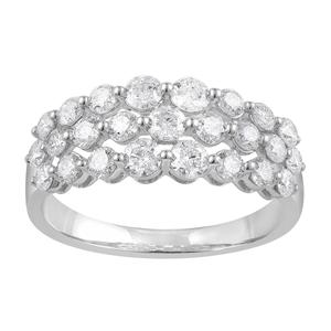 Nova Star(R) White Gold Lab Grown Diamond Engagement Ring
