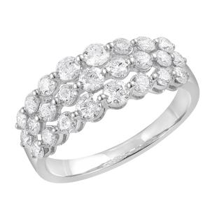 Nova Star(R) White Gold Lab Grown Diamond Engagement Ring alternate view