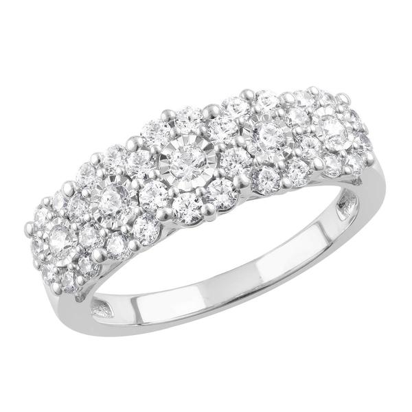 Nova Star(R) White Gold Lab Grown Diamond Engagement Ring alternate view