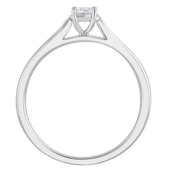 Nova Star(R) Sterling Silver Lab Grown Diamond Solitaire Ring alternate view